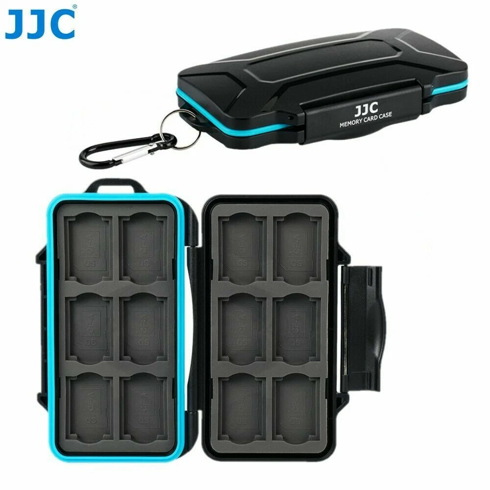 JJC Memory Card Case Box Storage Holder for SD SDHC SDXC CFexpress Type A Cards - Image 1 of 4