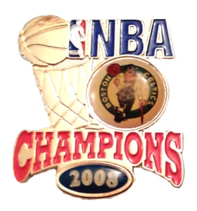 Prendedor de trofeo de campeonato de los Celtics de Boston Celtics 2008 RARO DIFÍCIL DE ENCONTRAR - Imagen 1 de 2