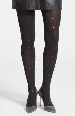 WOLFORD FABIENNE колготки колготки в черный размер: XS Ret: $115 новый/упакованный - Изображение 1 из 3
