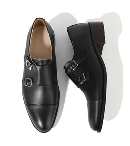 Zapatos de vestir Oxford Firenze Atelier para hombre con punta de gorra punta de monje - Imagen 1 de 11