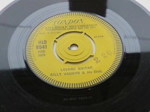 BILLY VAUGHN UK DEMO LOVERS GUITAR CHAPEL BY THE SEA LONDON HLD 9541 - Picture 1 of 4