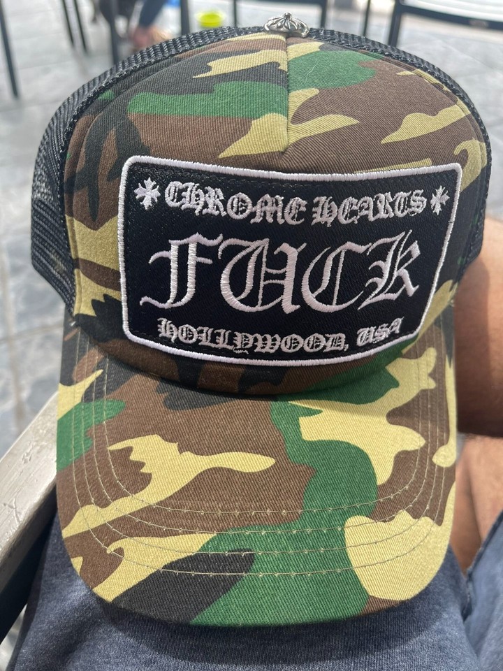 camo chrome hearts hat