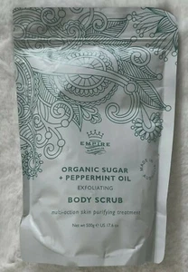 Exfoliante corporal exfoliante de azúcar orgánico + aceite de menta, 17,6 oz, NUEVO, GRATIS 🙂 - Imagen 1 de 8