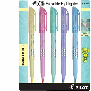 Pilot 46543 FriXion Light Erasable Highlighter, Pastel Collection, 5-Color Set - Picture 1 of 2