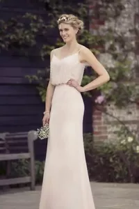 True Bride M695 Beaded Prom Party Wedding Dress UK 14 Rrp £275 - Picture 1 of 14