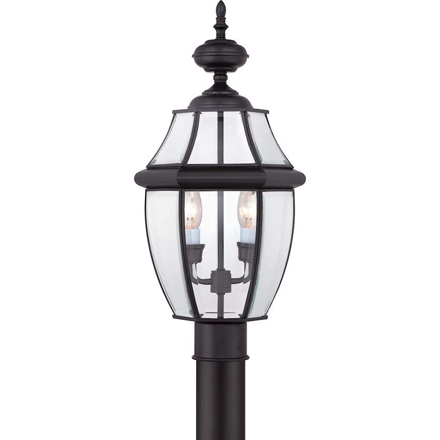 Quoizel 2 Light Newbury Post Lights in Mystic Black - NY9042K - Image 1 of 1