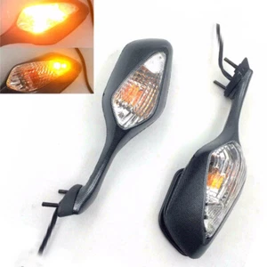 Motorcycle Carbon Side Mirrors Turn Signals For Honda CBR1000RR 2008-2016 - Picture 1 of 6