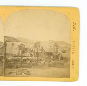 B3317 Paul Champion view Making Ropes in Drums, Han-Keou, China D - Picture 1 of 3