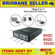 12v 2A BATTERY BACKUP for NBN PHONES MODEMS ROUTER LITHIUM RECHARGEABLE