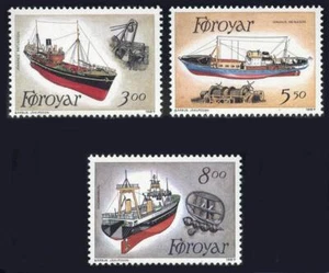 Faroe Islands: 1987 Fishing Trawlers (158-160) MNH - Picture 1 of 1