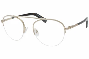 Tom Ford TF5451 28B Eyeglasses Men's Gold/Havana HalfRim Oval Optical Frame 50mm - Picture 1 of 5