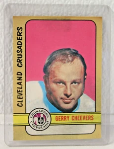 1972 O-Pee-Chee #340 Gerry Cheevers | Portero de los Cleveland Crusaders - Imagen 1 de 3