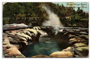 Crater Oblong Seyser Yellowstone National Park Embossed - Picture 1 of 2