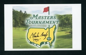 Charles Coody PGA Golfer 1971 Masters Winner Signed 3x5 IMAGE Card E27536 - Picture 1 of 1