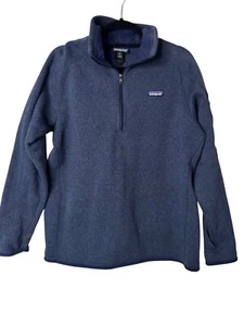 Maglione Patagonia Better 1/4 zip outdoor donna XL blu navy - Foto 1 di 12