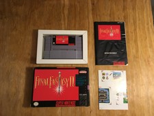 Final Fantasy II 2 ii FF - Super Nintendo SNES RPG Map Box Manual Complete CIB !