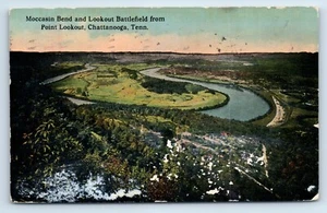 Mokassin Biegung und Aussichtspunkt Schlachtfeld Punkt Aussichtspunkt in Chattanooga TN Postkarte - Bild 1 von 2