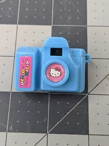 Sanrio Hello Kitty Clicking Camera Blue 1.25 Inch 2012 Pretend Play Doll-size - Picture 1 of 7