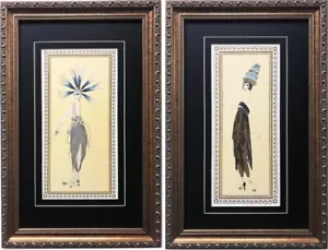 Temptress, Seductress, Black Magic & L'Empanachee"" 4 Impresiones Art Deco enmarcadas - Imagen 1 de 12