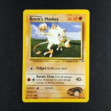 Brock's Mankey 68/132 - Gym Heroes - Pokemon  Card