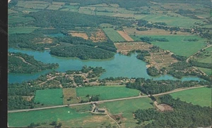 Taconic Shores Entwicklung Capake Columbia County New York NY Chrom Postkarte - Bild 1 von 2