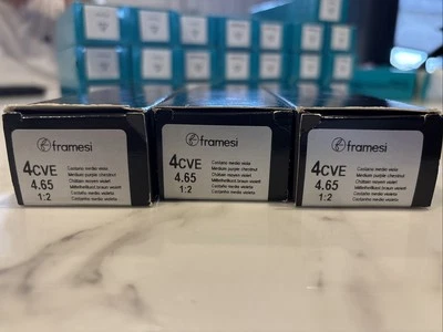 NEW Lot of 3 Framesi Framcolor Electric 60 cc, 4.65, 1:2 4CVE 60ml 1.9 oz +bonus - Image 1 of 4