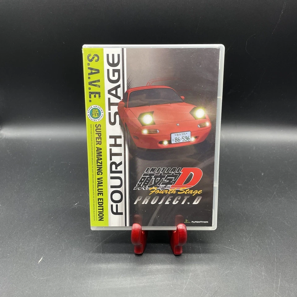 Initial D Fourth Stage Project D Complete Series (4 DVD Set) S.A.V.E. Funimation - Image 1 of 4