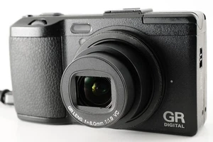 [FAST NEUWERTIG] Ricoh GR Digital IV 10.4MP Digitalkamera schwarz aus Japan #129 - Bild 1 von 11
