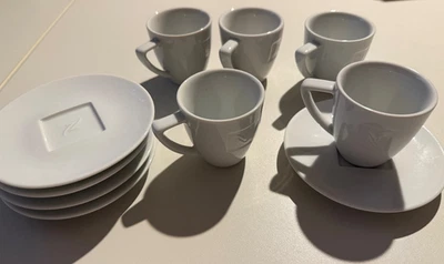 5x Nespresso Tasse + Unterteller, neuwertig - Bild 1 von 2