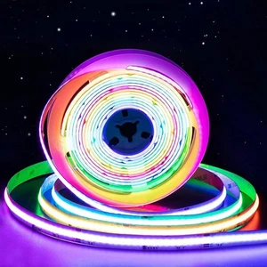 12V 24V WS2811 COB RGB LED Pixel Strip Light Tape Rope Addressable Dream Color - Picture 1 of 10