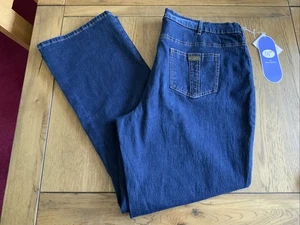 DG2 STRETCH BOOTCUT BLUE JEANS - 24 - DESIGNER BY DIANE GILMAN - Picture 1 of 6