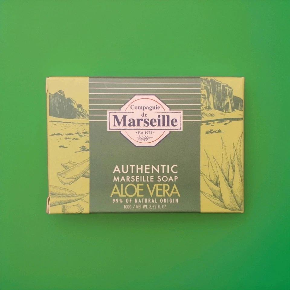 NEW Compagnie de Provence Authentic Marseille Natural Soap Aloe Vera Scent 🌵🧼 - Image 1 of 1