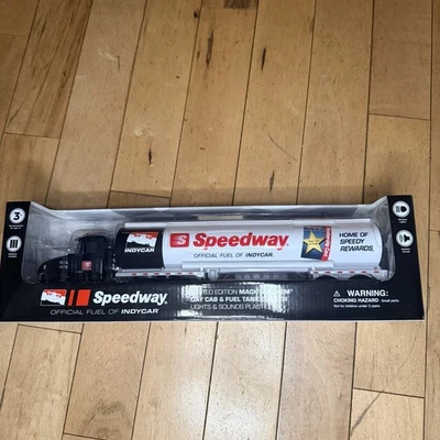NEW First Gear SPEEDWAY Mack Anthem Day Cab Fuel Tank Trailer Truck Lights Sound - Image 1 of 4