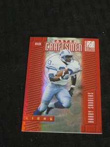 2000 Donruss Elite Craftsmen Red Barry Sanders Detroit Lions 39/50 - Picture 1 of 2