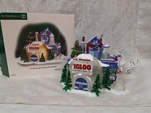DEPT 56 North Pole Series I C Dreams Igloo Construction Company #56785 mit Box/Slv - Bild 1 von 11