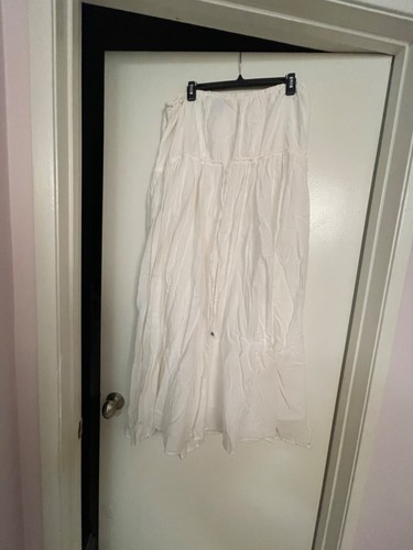 UNDERCOVER Nuovo abito in cotone senza spalline XL maxi lungo Victoria's Secret