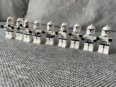 LEGO Star Wars Clone Trooper Phase 1 Minifigure Scowl sw0442 ❕price Per 1 Figure - Image 1 of 4