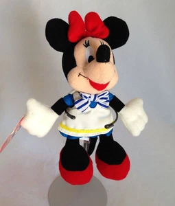 Etiqueta de peluche Minnie Mouse de 7" en Tokio serie de trenes Disney TOMY en bolsa personalizada - Imagen 1 de 3