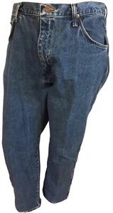 Wrangler Men Blue Denin 31MWZ 31MWZGK 36x30 Cowboy Cut Relaxed Fit - Made In USA - Picture 1 of 12