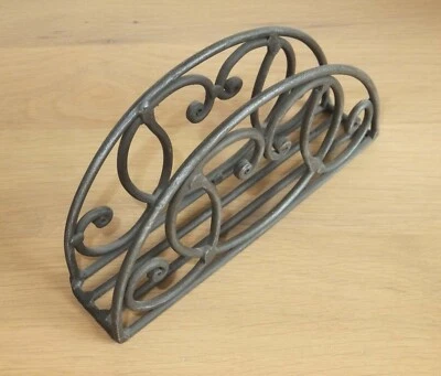 Porte Serviettes de Table  en fer forgé brun - Photo 1/4