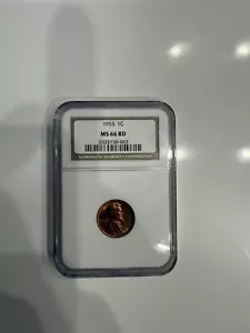 1953 1C RD Lincoln Wheat One Cent NGC MS66RD 6697252-001 - Picture 1 of 2