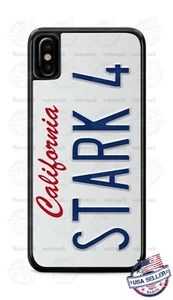 California Tony Stark Audi R8 License Plate Phone Case For iPhone Samsung Google - Picture 1 of 4