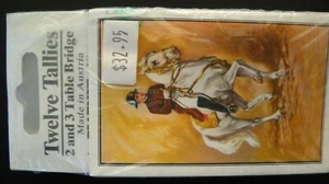 **TEN NEW PACKS OF TWELVE BRIDGE TALLY CARDS, PIATNIK BRAND MADE IN AUSTRIA #2** - Picture 1 of 3