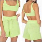 weworewhat pull on pull short gros point confortable 0ru vert vif xlarge