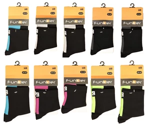 2 pair Funkier Arezzo 3.5" Cycling Socks 10-13, 7-9, and 5-9  - Picture 1 of 11