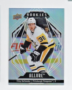 2022-23 Upper Deck Allure Rookies Filip Hallander Penguins B-771