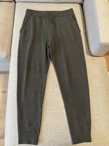 Pantalon de jogging laine/cachemire Ralph Lauren étiquette violette poches grises taille L 995 $ - Photo 1/13