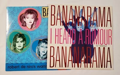 Bananarama: 2 12" Single Lot, Robert De Niro's Waiting I Heard A Rumor  VG/VG+ r - Image 1 of 4
