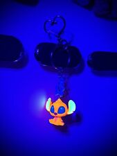 Disney Doorables Blacklight Stitch charm/keychain