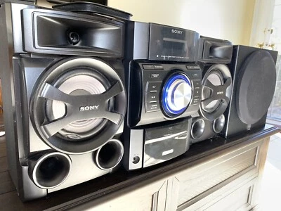 Sony MHC-EC909iP 3 Speaker AM/FM/CD Stereo System Yamaha Yst-sw012 - Image 1 of 4